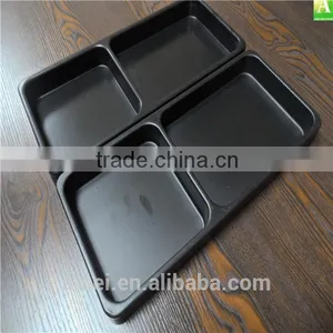 Custom Meal Tray 2/4 Compartments PS Plastic Food Trays thumbnail-4