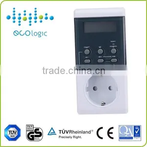 Single Phase Lamp Hour Electrical Timer, Digital Day Event Electrical Timer Switch Outlet thumbnail-1