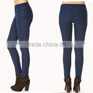 2014 New Arrival Fashion Design Wholesale Skinny 3 Colors Pencil Jeans for Woman Quality Choice thumbnail-2
