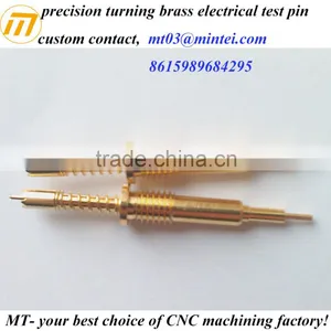 Custom Precision CNC Machining Gold Plated Test Pin thumbnail-5