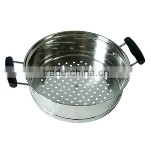 Price for Kitchen Utensils 32cm Stainless Steel Food Steamer Pot in Guangdong 2015 thumbnail-6