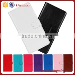 Crazy Horse Custom LOGO Cheap Price for Xiaomi Redmi Note Leather Case thumbnail-1