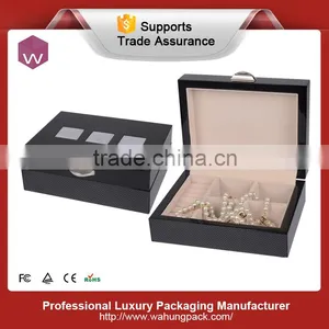 Unique Outside Design Ring Wooden Jewelry Box thumbnail-1