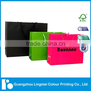Promotion Color Custom Paper Gift Bag Factory Printing With Logo thumbnail-1