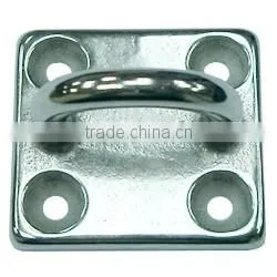 1 5/8" x 1 1/2', 316 Stainless Steel Eye Plate thumbnail-1