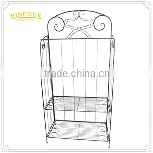 NEW Freestanding Painted Metal 3 Tire Shelf Display thumbnail-2