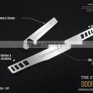 [DXSOAUTO] KIA Sportage R - The Standard AL Door Sill Scuff Plates Set(no.6272) thumbnail-3
