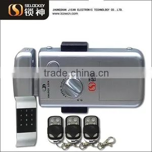 Easy Installation 304SUS Password Keypad Remote Control Door Lock for Single-sided Glass Door thumbnail-2