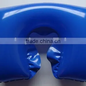 2016 Top Quality Eco-friendly Flocking PVC Inflatable Pillow for Promotion Inflatable Travel Pillow thumbnail-1