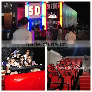 2014 Best Sale Amusement Rides Game Machine 12D Cinema Truck Mobile 7d Cinema thumbnail-3