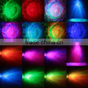 New 10W Color Changing Mini LED Water Wave Ripple Stage Effect Lighting Lamp With Controller for Disco KTV Club Party US /EU thumbnail-2