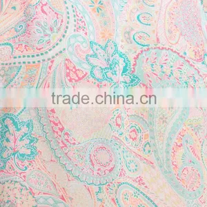 Wholesale Sexy Short Sleeves Women Bride Elegant 100% Viscose Digital Printing Woven Rayon Sleep Robes thumbnail-3