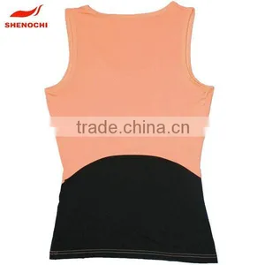 Fashion Custom Polyester Womens Gym Singlets thumbnail-2