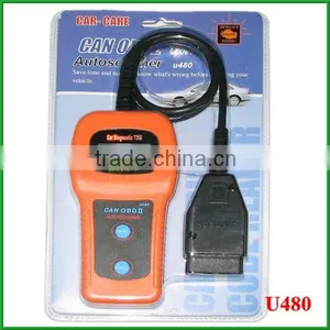 U480 Car CANBUS Trouble Code OBDII OBD 2 Reader Scanner Diagnostic Engine Check thumbnail-1