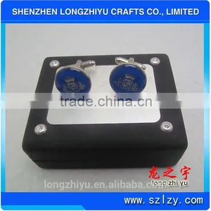 Swank Cufflinks With Personalized Jewery Box Metal Cufflinks thumbnail-1