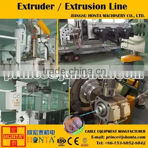 Jiangsu Suzhou Kunshan Factory Price Plastic Coating Equipment Pvc Extrusion Machine for Electric Cable Wire Production thumbnail-1