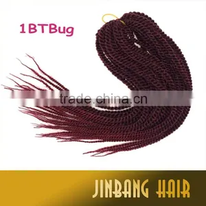 Afro Kinky Braids Synthetic Braiding Hair Senegalese Twist Hair Crochet Braid Hair Extensions thumbnail-4