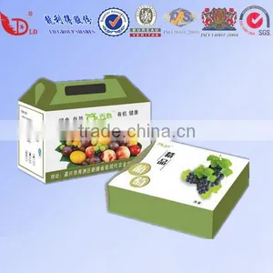 Colored Offset Printing Corrugated Paper Box for Fruit Vegetable Packaging on Sale thumbnail-1