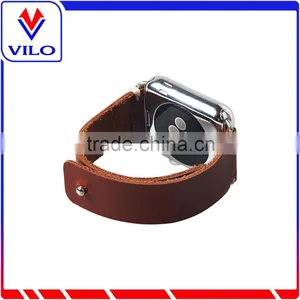 For Apple Watch Genuine Leather Original Watch Band With Connection Adapter Clip thumbnail-1