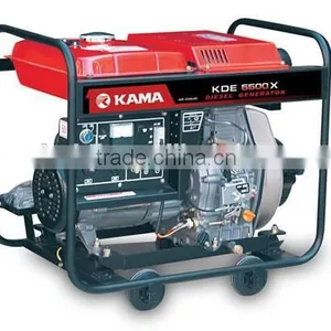 KAMA 5.25/6.25kva DC Output Single Phase Small Diesel Generator Open-frame Type for Sale thumbnail-1