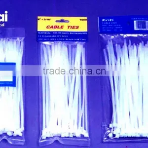 Better Quality Acid and Corrosion-resisting:94v-2 Self-locking 4*100 Black Nylon Cable Ties Tensile Strength:50lbs thumbnail-3