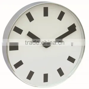 Wholesale Metal Round Shaped Wall Clock, Decorative Wall Mounted Clock thumbnail-1