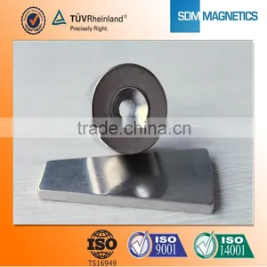 High Gauss Holding Arc Ferrite Magnet for Motor Hollow Magnet N35 thumbnail-4