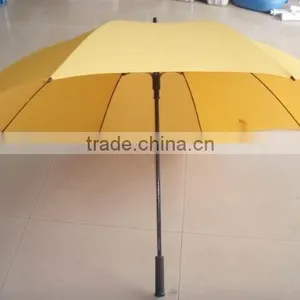 150cm*8ribs Waterproof Aluminum Straight Manual Operation Golf Rain Umbrella thumbnail-1