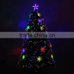 6ft Wholesale Fiber Optical Tree With LED Arylic Snowflakes thumbnail-1