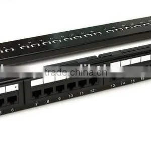Cat6 Unshield System 0.5u 24 Port Patch Panel thumbnail-1