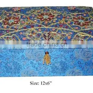 Beaded Gift Box, Jewelry Box, Designer Box thumbnail-1