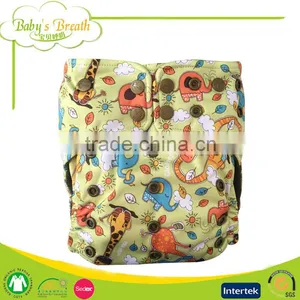 PCB-03 Fashion Cartoon Printed Charcoal Bamboo Liner Reusable Healthy Baby Adult Cloth Diapers thumbnail-5