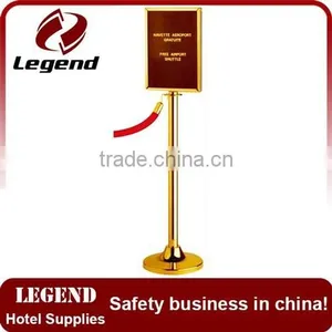 A4 Frame Sign Holder for Queue Pole Rope Crowd Control Barrier thumbnail-1