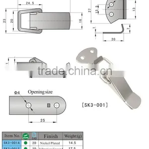 Whole Sale SK3-001 Door Hasp.hasp and Staple Lock thumbnail-3