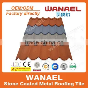 Asphalt Shingles Colorful Stone Coated Steel Roof Tile Factory / Building Material thumbnail-3