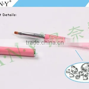 ANY Nail Art Beauty Care Pink Rhinestone UV Gel Nail Polish Brush Micropainting thumbnail-2