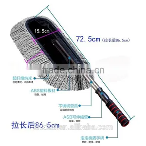 Long Handle Water Flow Brush, Car Cleaning Brush With Telescopic Long Handle and Soft Bristle, Window Glass Cleaning Tube Brush thumbnail-2