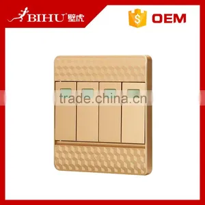 Luxury Design Electric Wall Switch 4 Gang Light Intermediate Switch for Home thumbnail-4