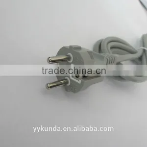 VDE Approved 3 Pin European ac Power Cord H05VV-F thumbnail-2