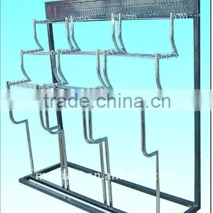 Chrome Clothes Display Racks With Hanger thumbnail-1