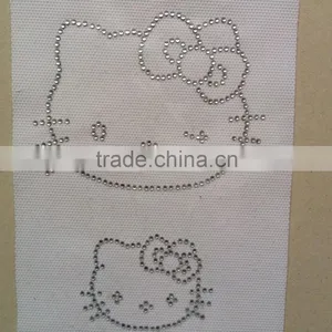 Factory Direct High Quality Environmental Crystal Lovely Cat Rhinestone Transfer Rhinestone Motif thumbnail-4