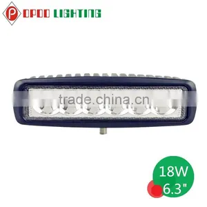 Hot 6.3 Inch 18 Led Work Light for 4x4 Marine Use thumbnail-1