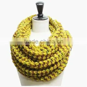 Thick Chunky Knit Infinity Scarf thumbnail-1