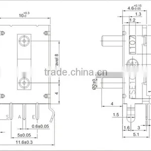 FSE10 Contact Type Sensor Slide Position Sensor Hot New Inductive Proximity Sensor CE UL ROHS ISO9001 ISO14001 ISO18001 thumbnail-2