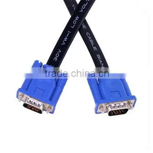 High Quality Vga Cable Flat VGA Cable 3+6 for Computer & Game Console 3m thumbnail-1