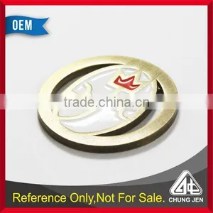 Customized Oem Metal Soft Cloisonne Market Shopping Cart Trolley Token Coin thumbnail-1