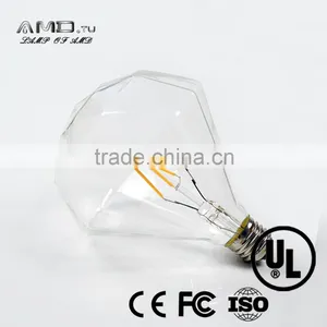 Diamond Decorative Led Filament 3W 4W 5W E27 E26dimmable Vintage Led Bulb thumbnail-5