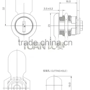 the Generator Door Lock of Cam Lock thumbnail-2