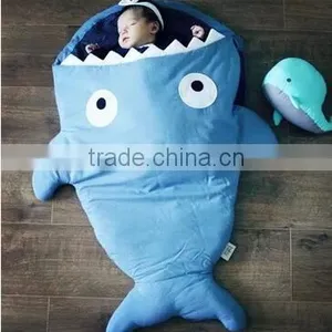 Plush Shark Animal Shape Baby Sleeping Bag,Cotton Baby Sleeping Bag Wholesale,Baby Sleeping Bag Cotton thumbnail-5