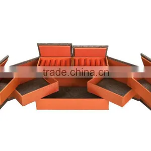 Multifunctional Three Layers Jewelry Box for Rings, Earrings, Necklace, Bracelet, Etc. thumbnail-4